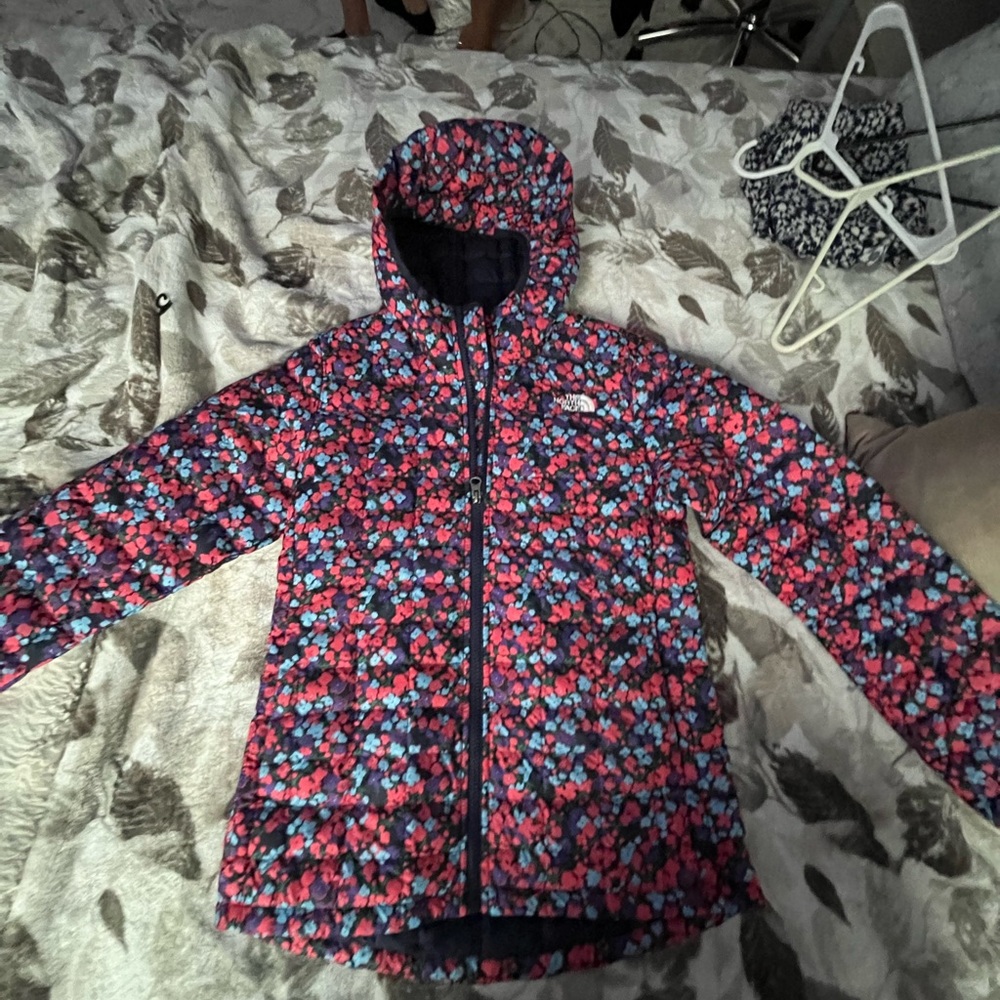 north face floral jacket